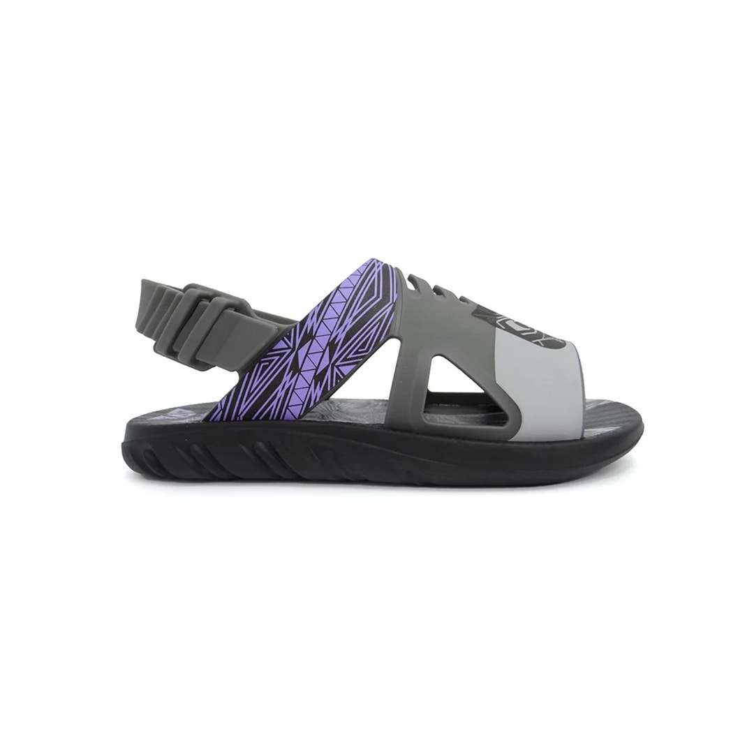 Sandália Grendene Marvel Hero Case Menino 22505 Preto/Cinza