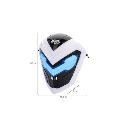 Sandalia Grendene Max Steel Mask Babuche Menino 22640 Azul/Verde