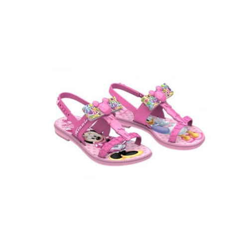 Sandalia Grendene Minnie Little Chef Menina 22417 Rosa/Rosa