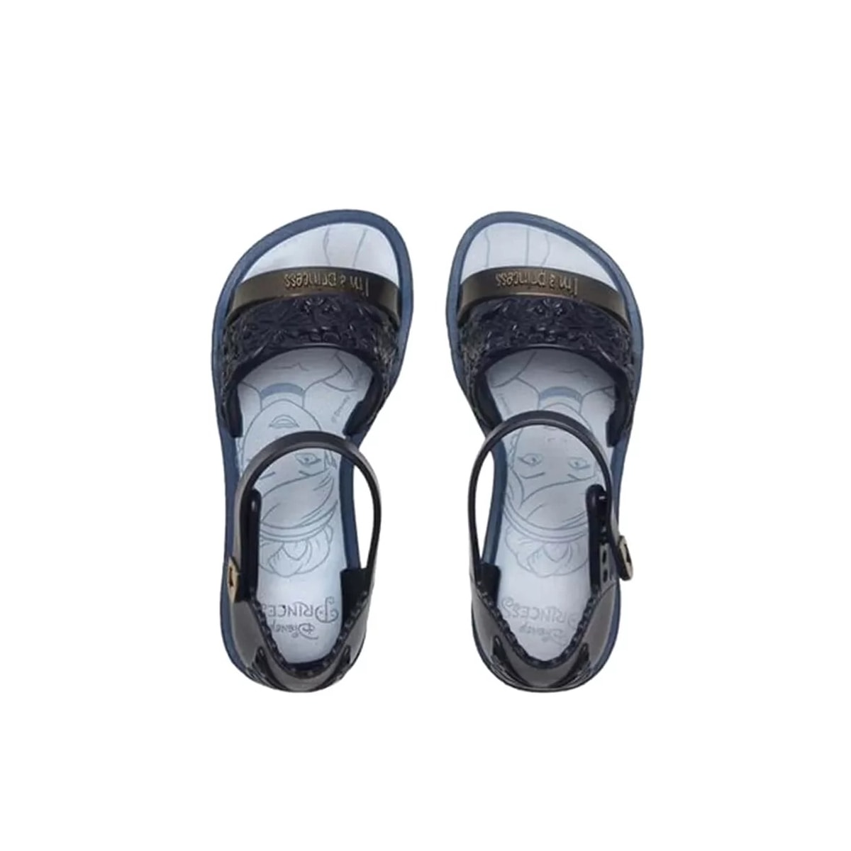 Sandália Grendene Princesas Fairytale 22024 Azul/Azul Sandália Grendene Princesas Fairytale 22024 Azul/Azul