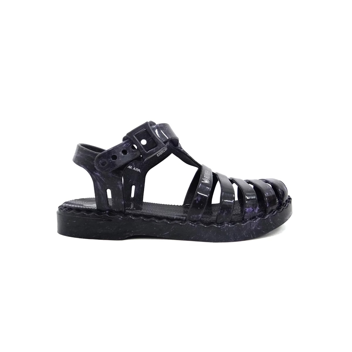 Sandália Grendene Wandinha Collection Infantil Preto/Lilas Sandália Grendene Wandinha Collection Infantil Preto/Lilas