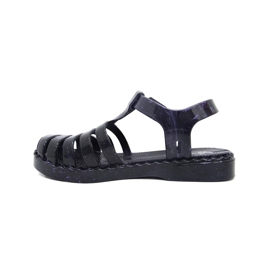 Sandália Grendene Wandinha Collection Infantil Preto/Lilas Sandália Grendene Wandinha Collection Infantil Preto/Lilas