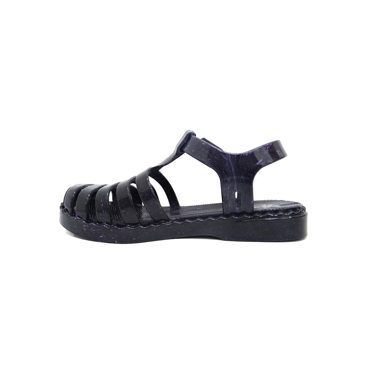 Sandália Grendene Wandinha Collection Infantil Preto/Lilas Sandália Grendene Wandinha Collection Infantil Preto/Lilas