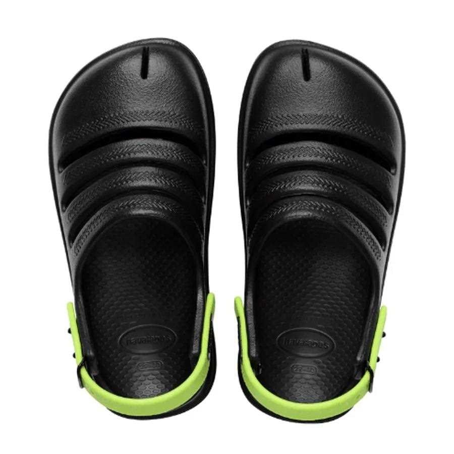 Sandália Havaianas Baby Clog Fc Preto/Verde Limao Sandália Havaianas Baby Clog Fc Preto/Verde Limao