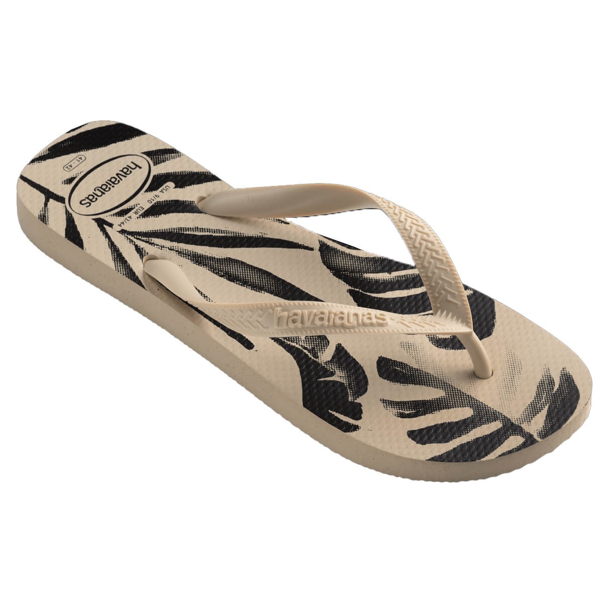Sandália Havaianas Chinelo Aloha Bege Palha Sandália Havaianas Chinelo Aloha Bege Palha