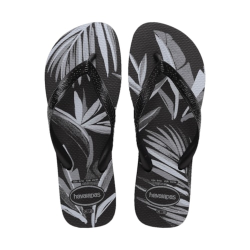 Sandalia Havaianas Chinelo Aloha Preto Preto Preto