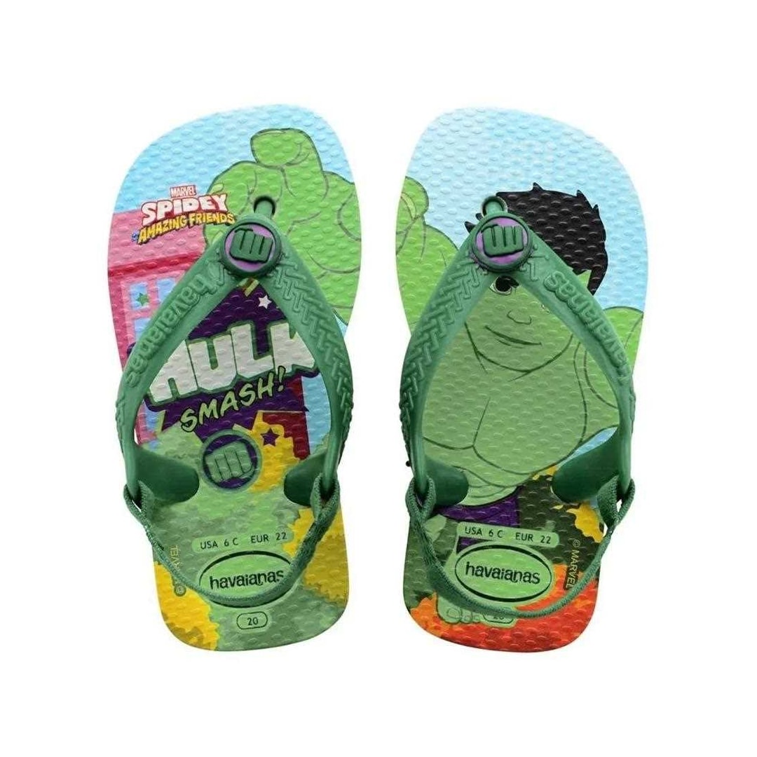Sandália Havaianas Chinelo Baby Marvel Branco Sandália Havaianas Chinelo Baby Marvel Branco