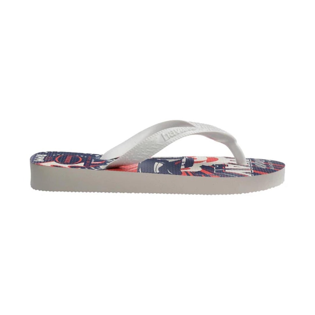 Sandalia Havaianas Chinelo Kids Cars Menino Branco
