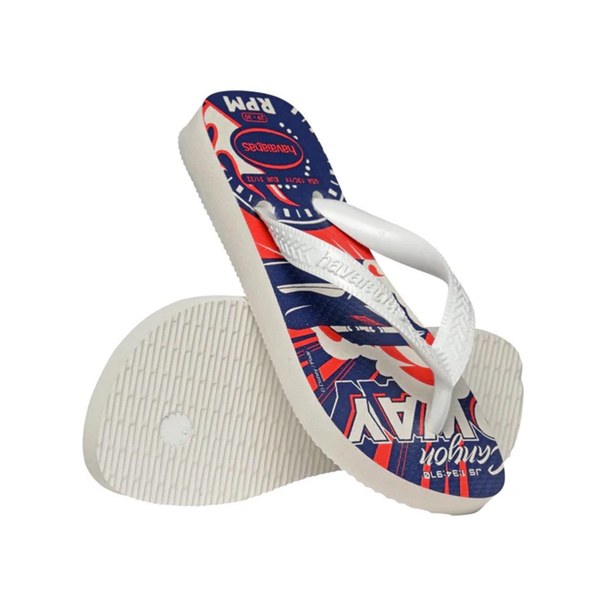 Sandalia Havaianas Chinelo Kids Cars Menino Branco