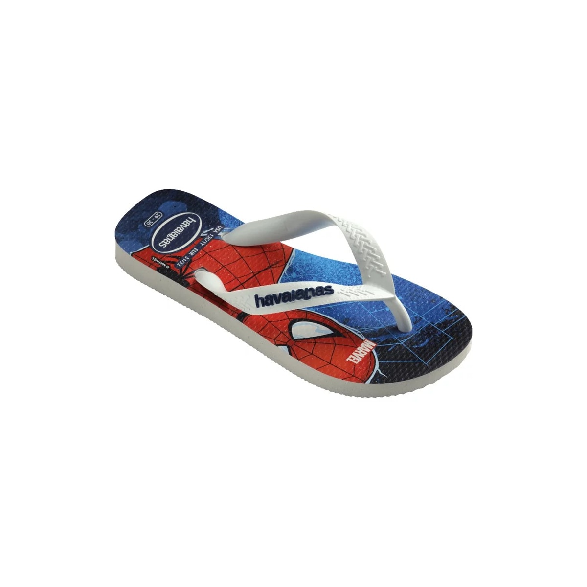 Sandália Havaianas Chinelo Kids Marvel II Branco/Branco Sandália Havaianas Chinelo Kids Marvel II Branco/Branco