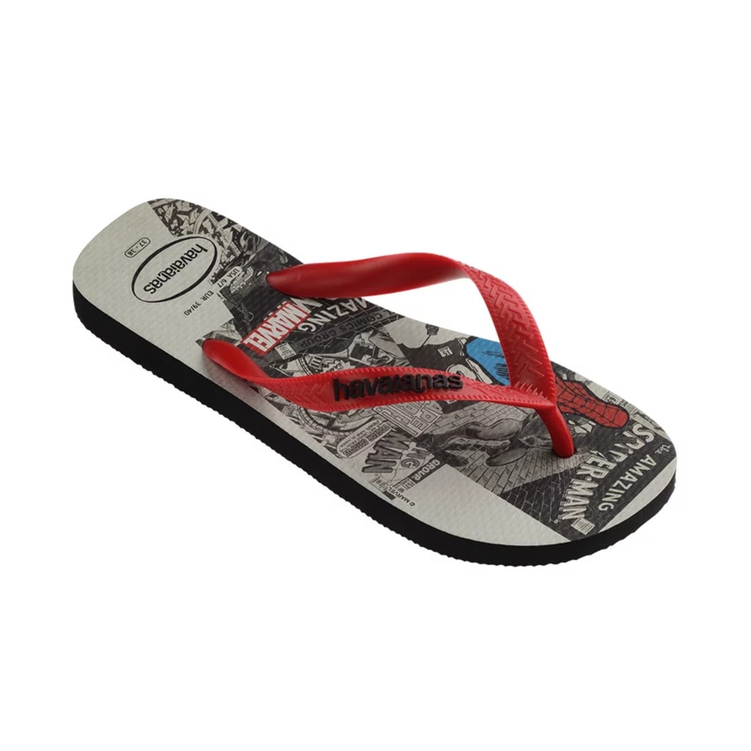 Sandália Havaianas Chinelo Kids Marvel II Preto Sandália Havaianas Chinelo Kids Marvel II Preto