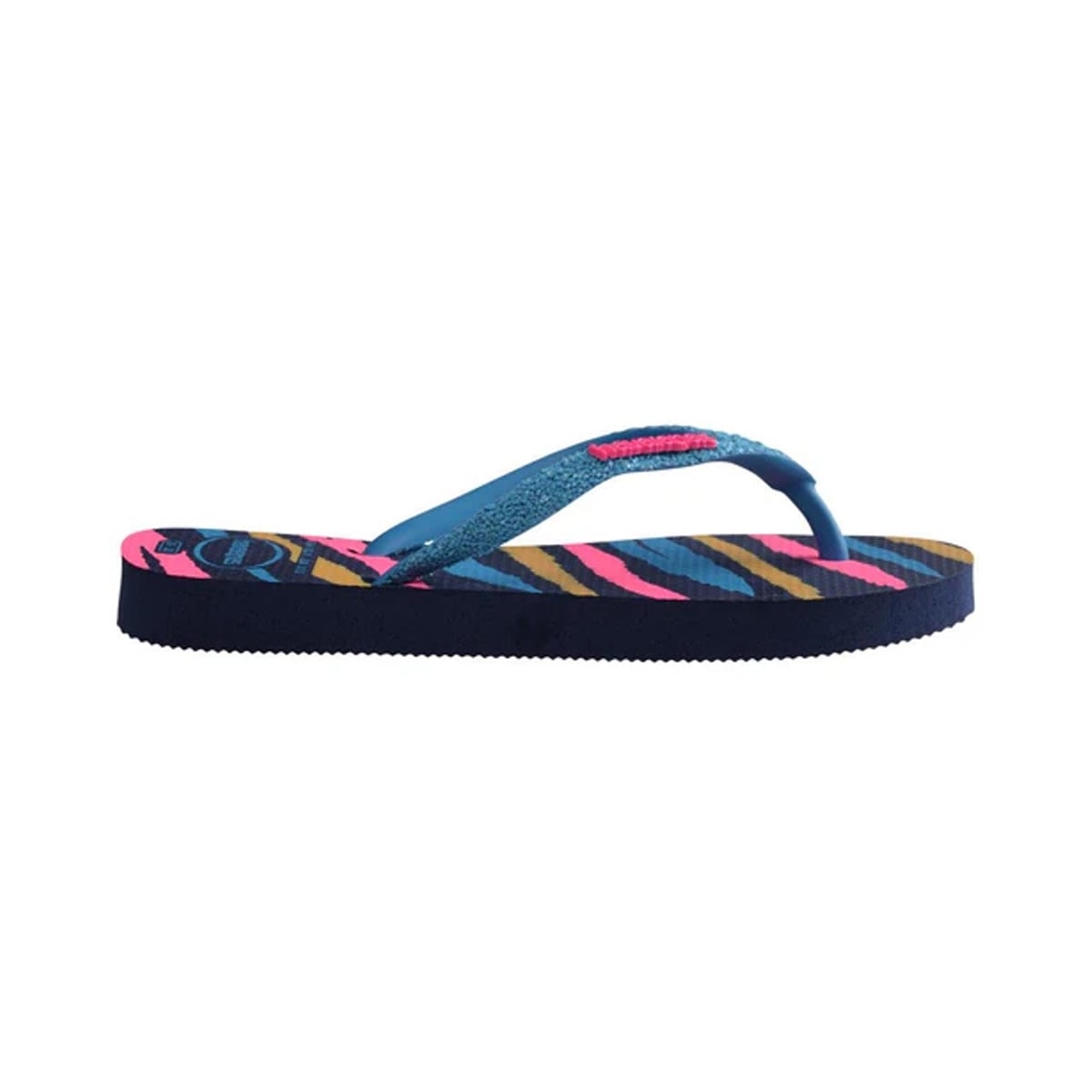 Sandália Havaianas Chinelo Kids Menina Glitter Ii Marinho/Turquesa Sandália Havaianas Chinelo Kids Menina Glitter Ii Marinho/Turquesa