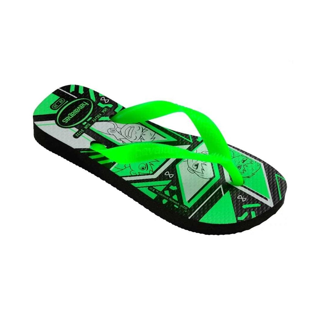 Sandália Havaianas Chinelo Kids Menino Ben 10 Preto/Verde Sandália Havaianas Chinelo Kids Menino Ben 10 Preto/Verde