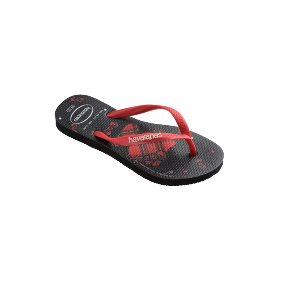 Sandália Havaianas Chinelo Kids Slim Hello Kitty Preto Sandália Havaianas Chinelo Kids Slim Hello Kitty Preto