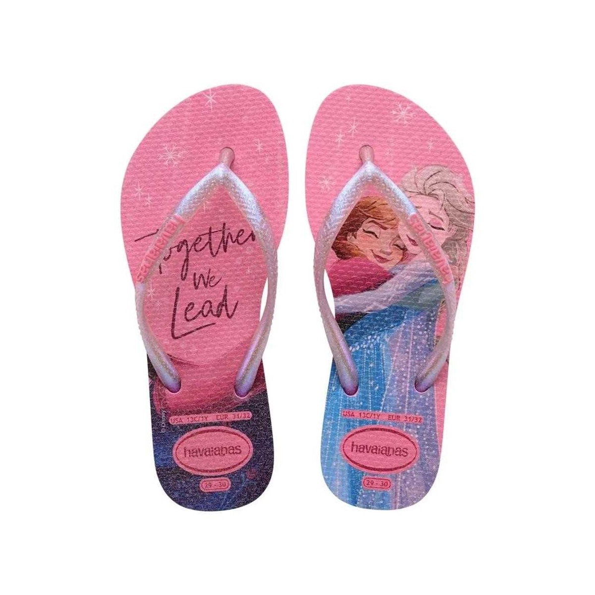 Sandália Havaianas Chinelo Kids Slim Princess Pink Lemonade Sandália Havaianas Chinelo Kids Slim Princess Pink Lemonade
