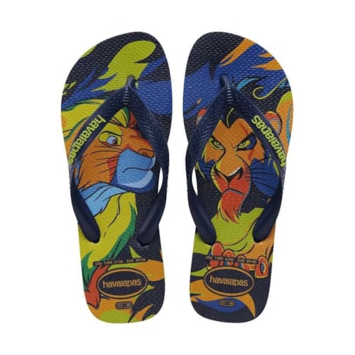 Sandalia Havaianas Chinelo Kids Top Disney Classic Marinho