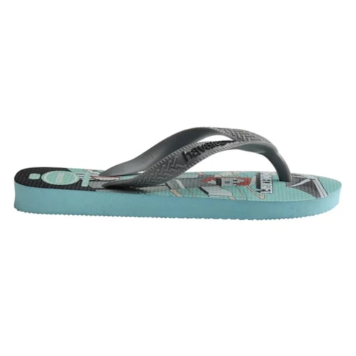 Sandalia Havaianas Chinelo Kids Top Minecraft Azul