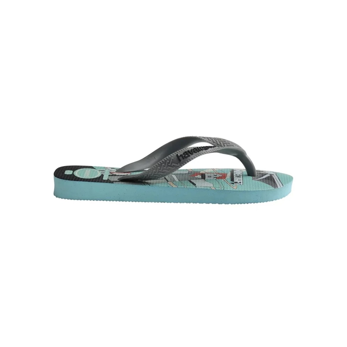 Sandália Havaianas Chinelo Kids Top Minecraft Azul Sandália Havaianas Chinelo Kids Top Minecraft Azul