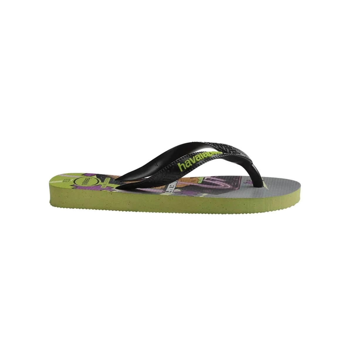 Sandália Havaianas Chinelo Kids Top Minecraft Oliva