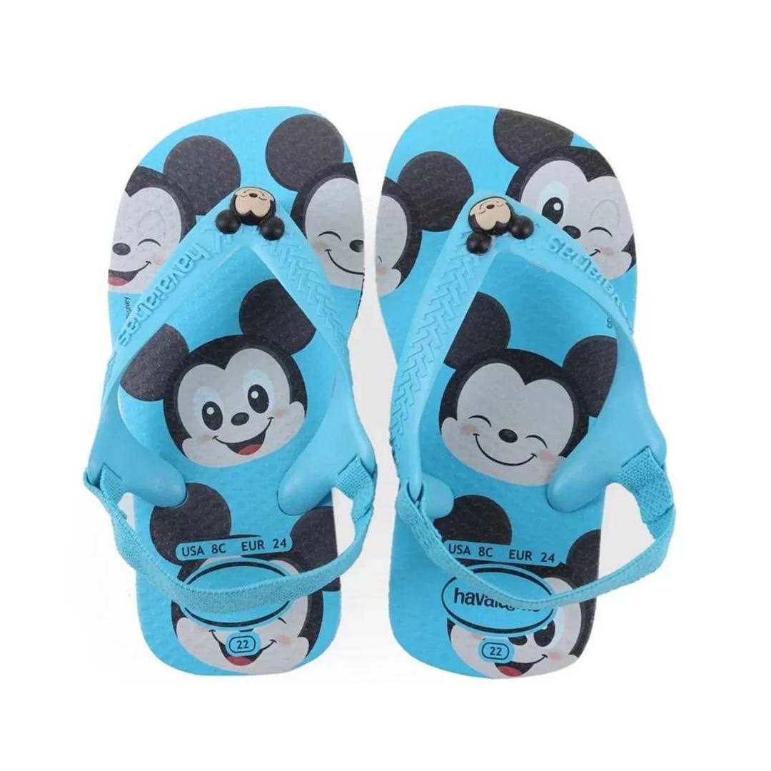 Sandália Havaianas Chinelo New Baby Disney Classic Azul Sandália Havaianas Chinelo New Baby Disney Classic Azul