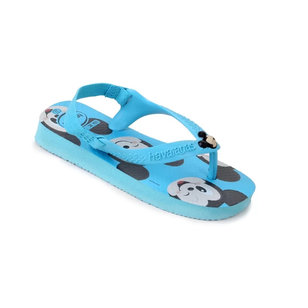 Sandália Havaianas Chinelo New Baby Disney Classic Azul Sandália Havaianas Chinelo New Baby Disney Classic Azul