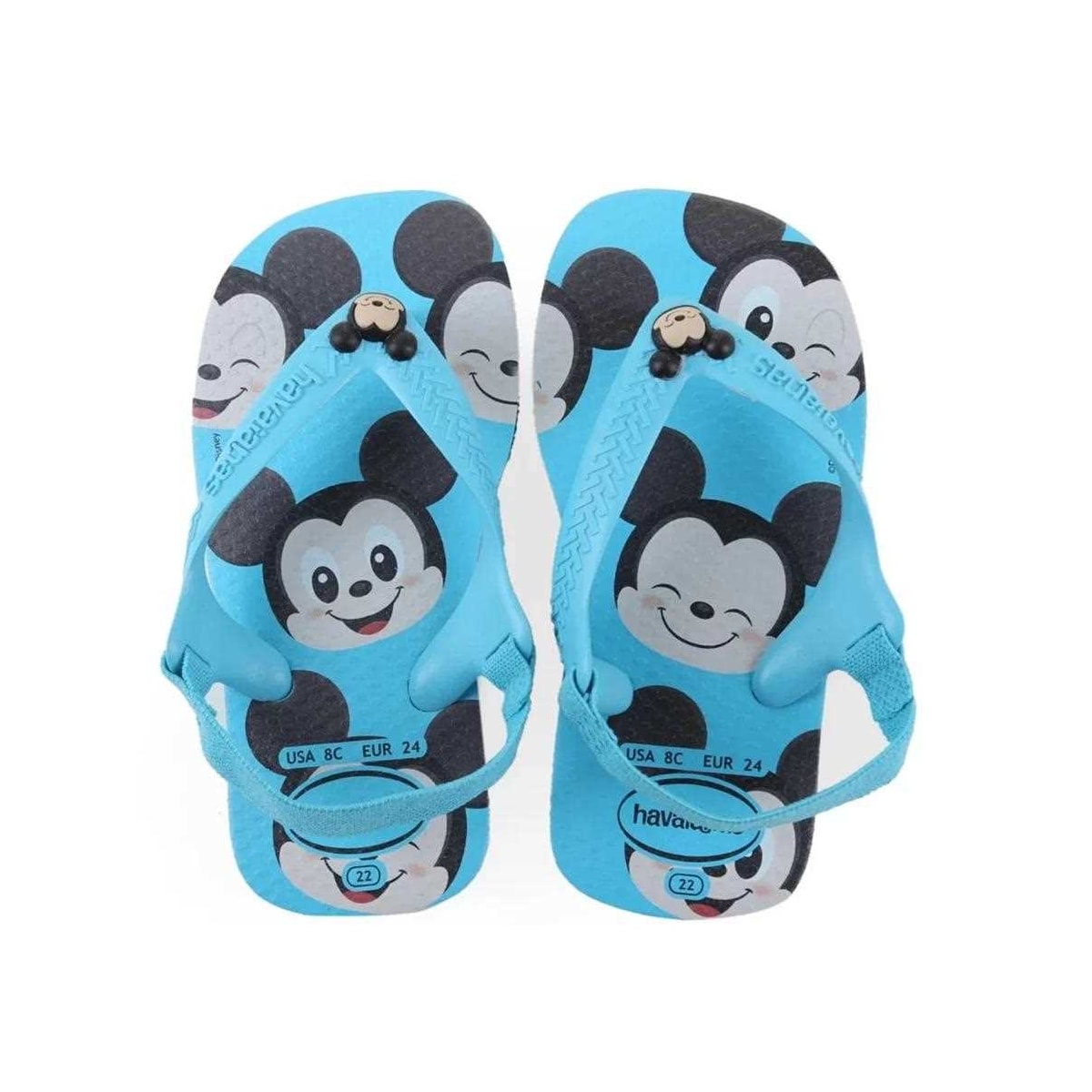 Sandália Havaianas Chinelo New Baby Disney Classic Azul Sandália Havaianas Chinelo New Baby Disney Classic Azul