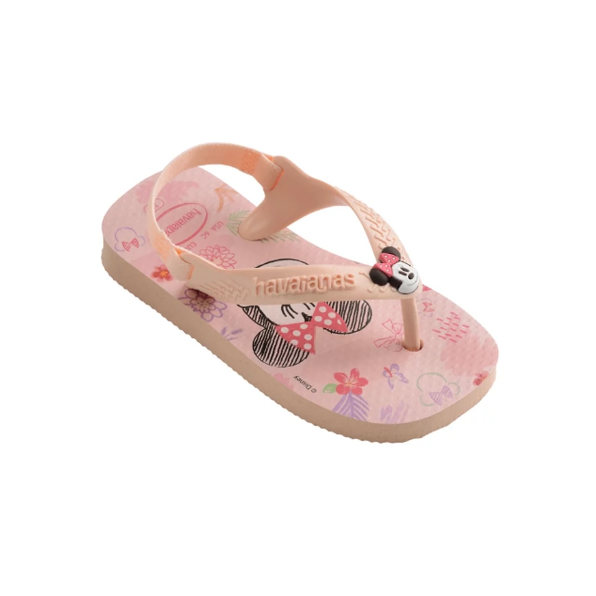 Sandália Havaianas Chinelo New Baby Disney Classic Rosa Ballet/Rosa Sandália Havaianas Chinelo New Baby Disney Classic Rosa Ballet/Rosa