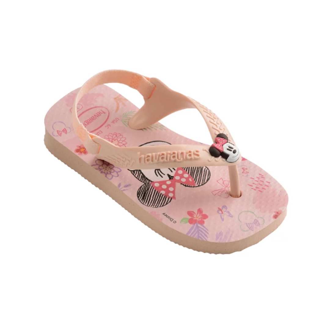 Sandália Havaianas Chinelo New Baby Disney Classic Rosa Ballet/Rosa Sandália Havaianas Chinelo New Baby Disney Classic Rosa Ballet/Rosa