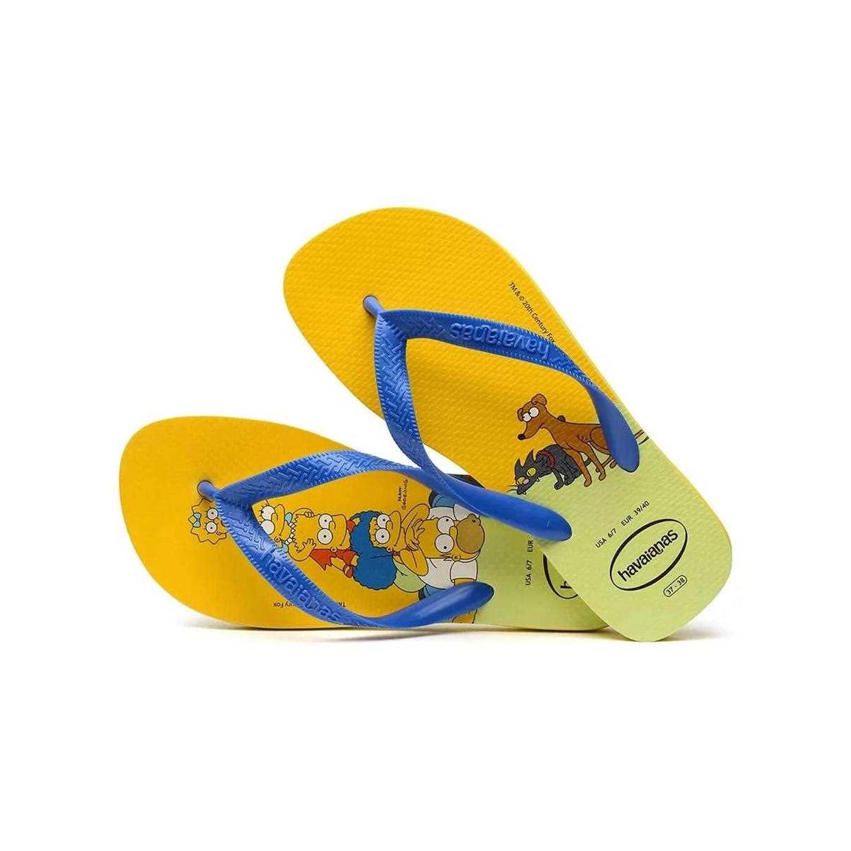 Sandália Havaianas Chinelo Simpsons Amarelo Citrico Sandália Havaianas Chinelo Simpsons Amarelo Citrico