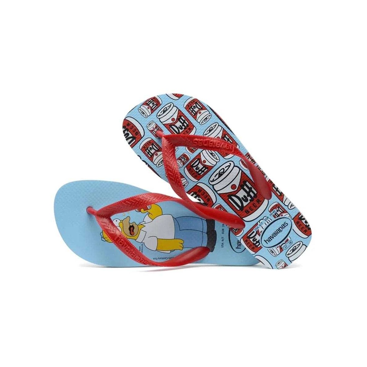 Sandália Havaianas Chinelo Simpsons Azul Water Sandália Havaianas Chinelo Simpsons Azul Water