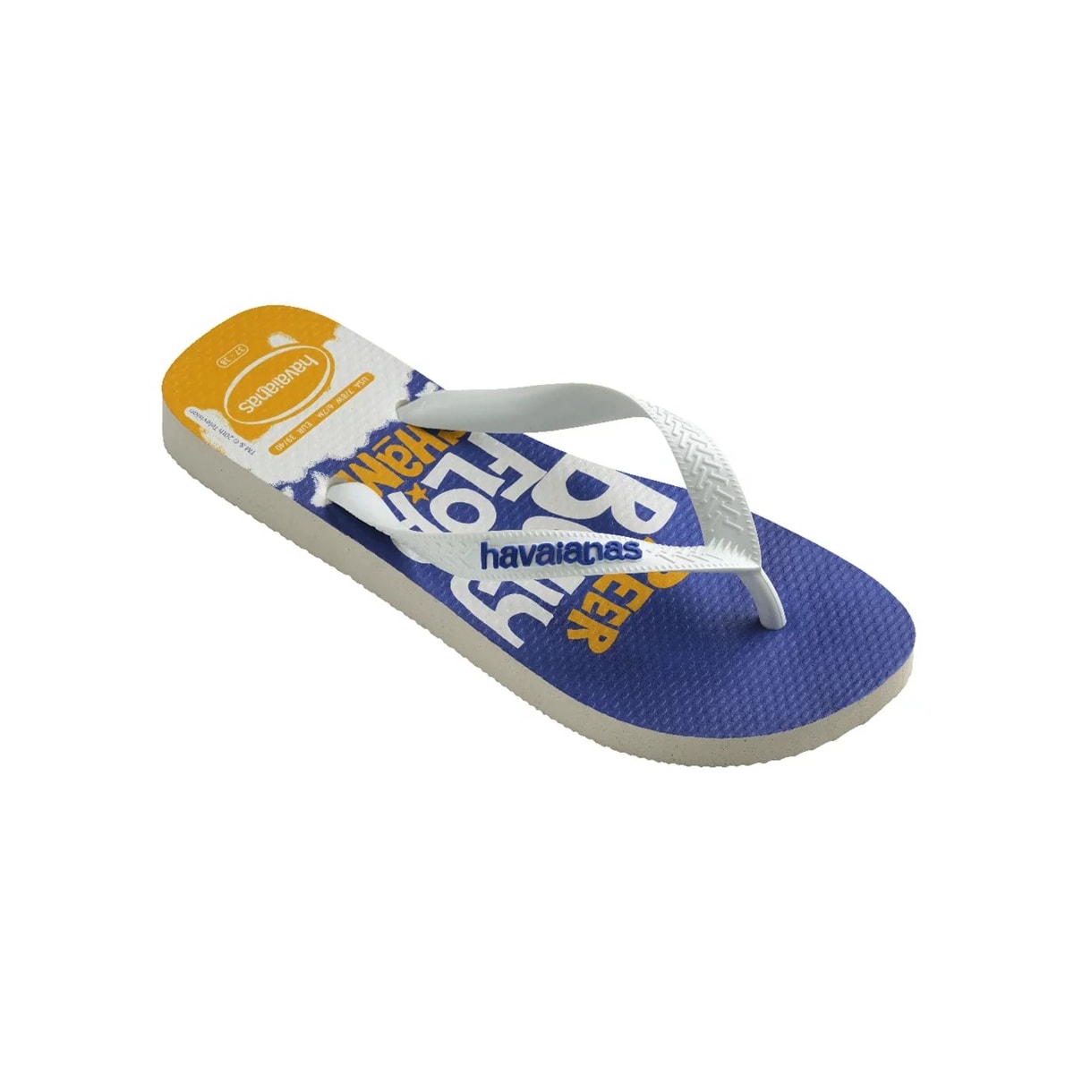 Sandália Havaianas Chinelo Simpsons Branco/Branco/Azul Sandália Havaianas Chinelo Simpsons Branco/Branco/Azul