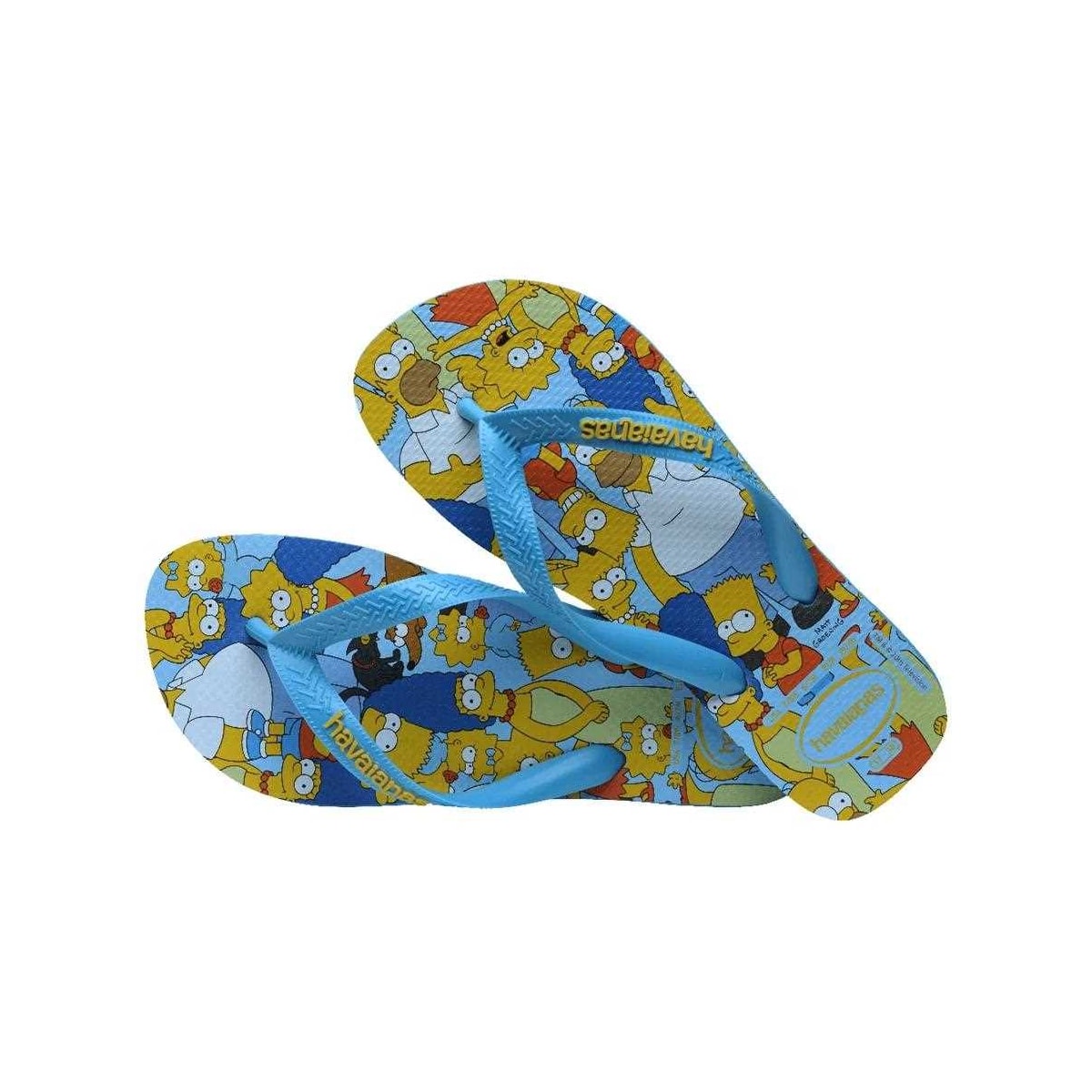 Sandália Havaianas Chinelo Simpsons Turquesa Sandália Havaianas Chinelo Simpsons Turquesa