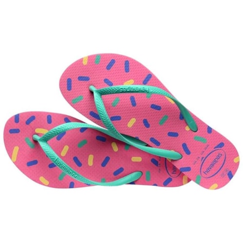 Sandalia Havaianas Chinelo Slim Harmony Ciber Pink