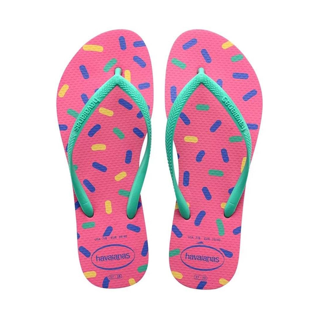 Sandália Havaianas Chinelo Slim Harmony Ciber Pink Sandália Havaianas Chinelo Slim Harmony Ciber Pink