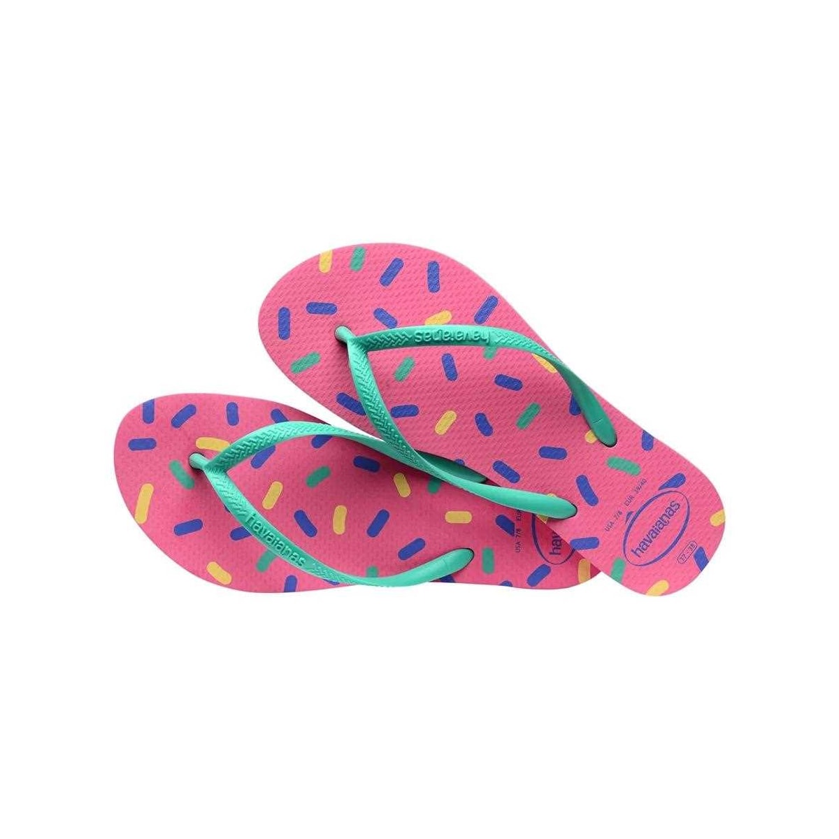 Sandália Havaianas Chinelo Slim Harmony Ciber Pink Sandália Havaianas Chinelo Slim Harmony Ciber Pink