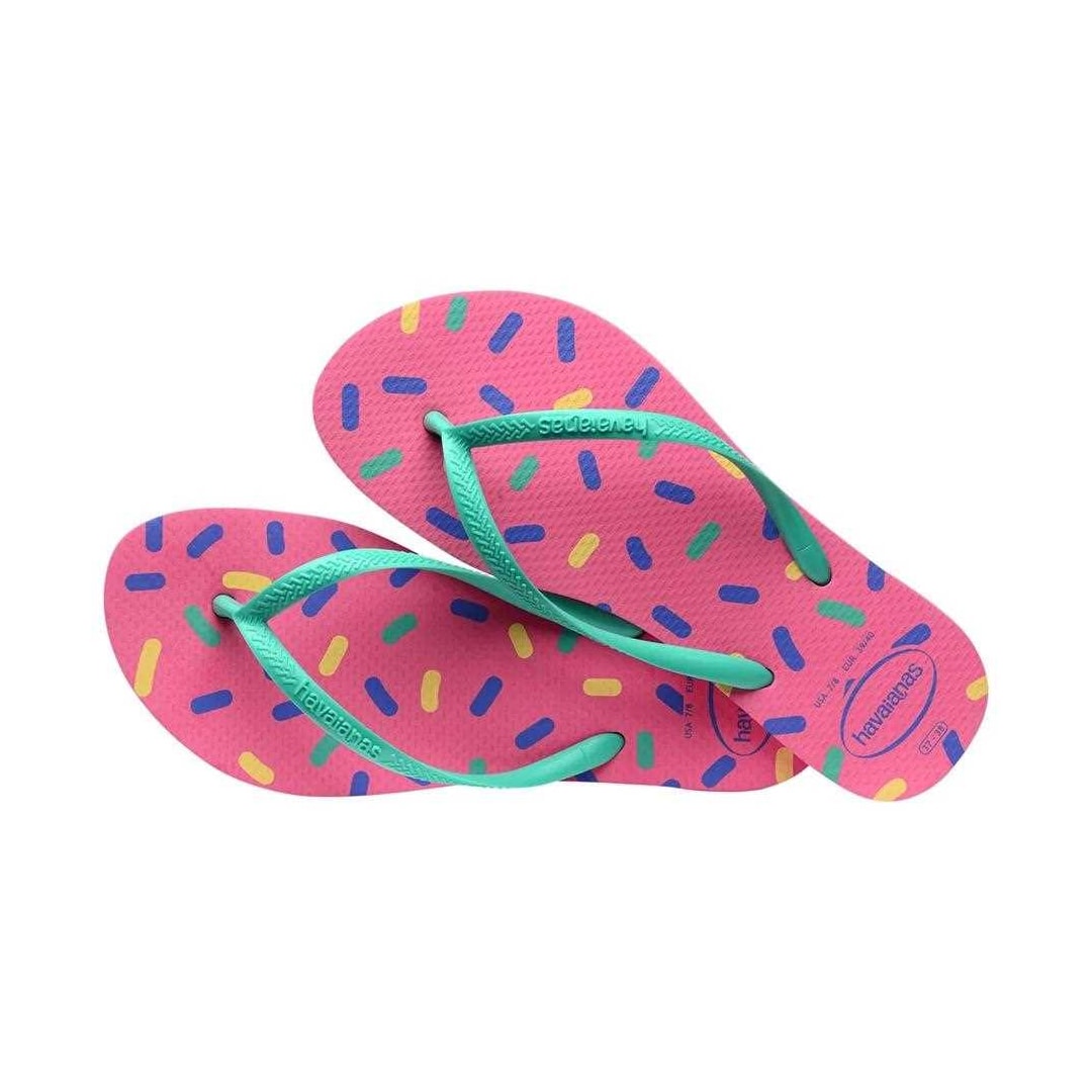 Sandália Havaianas Chinelo Slim Harmony Ciber Pink