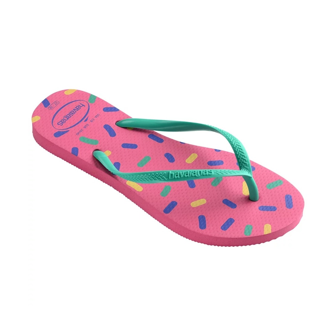 Sandália Havaianas Chinelo Slim Harmony Ciber Pink
