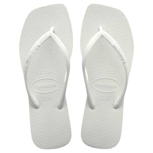 Sandalia Havaianas Chinelo Slim Square Branco