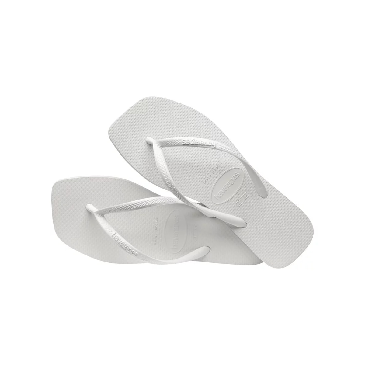 Sandália Havaianas Chinelo Slim Square Branco