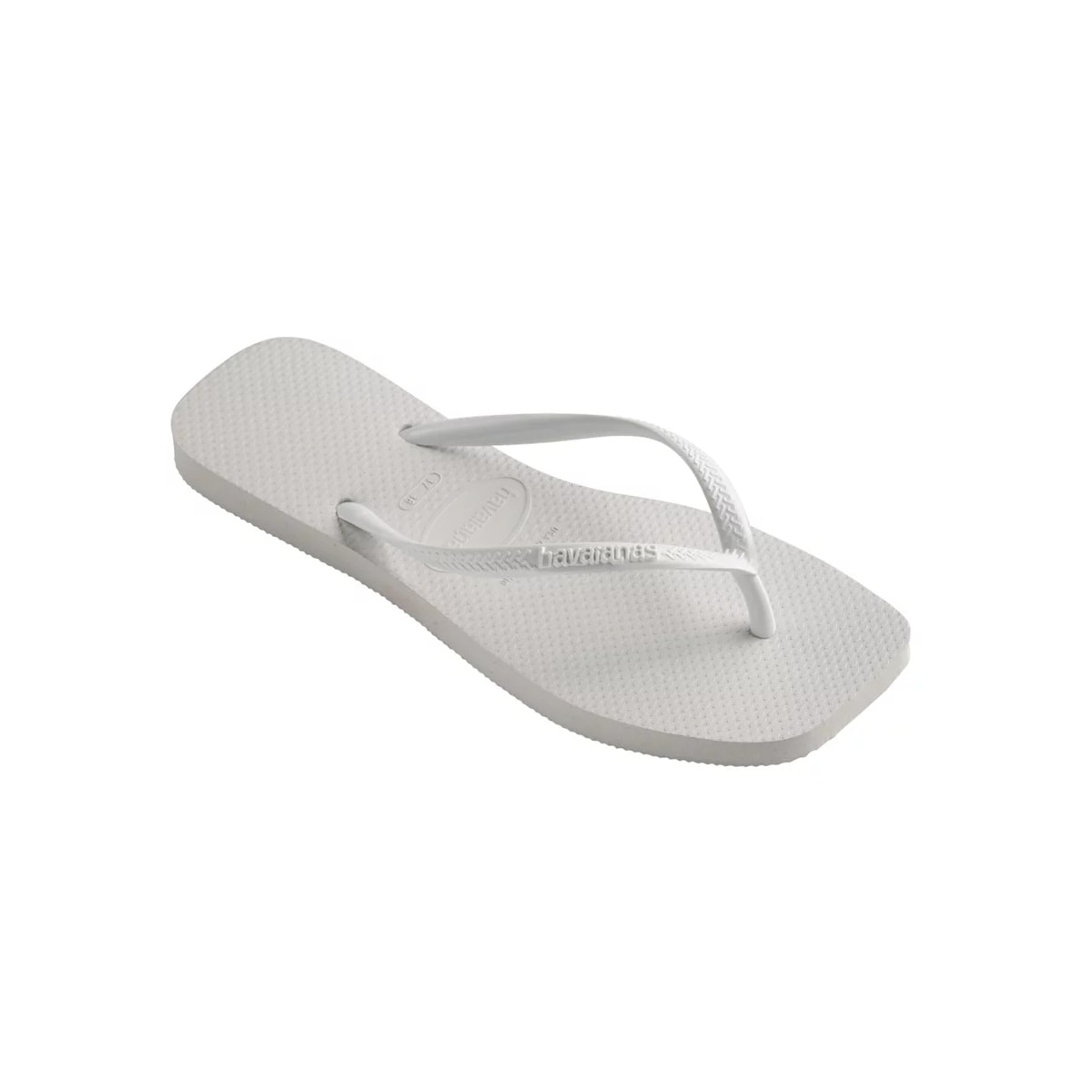 Sandália Havaianas Chinelo Slim Square Branco Sandália Havaianas Chinelo Slim Square Branco