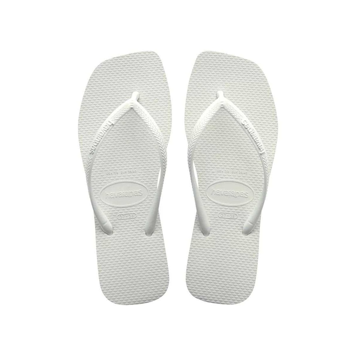 Sandália Havaianas Chinelo Slim Square Branco Sandália Havaianas Chinelo Slim Square Branco