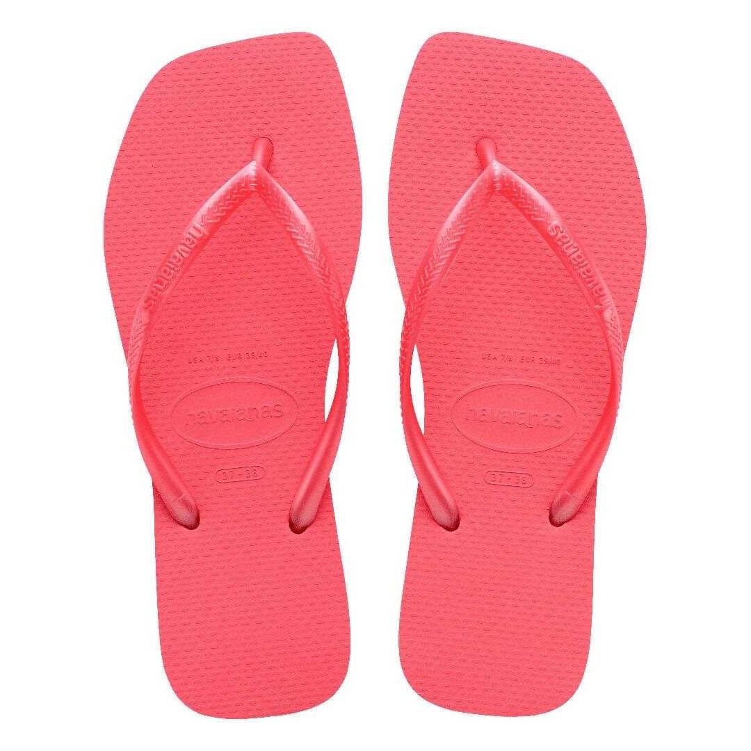 Sandália Havaianas Chinelo Slim Square Coral Sandália Havaianas Chinelo Slim Square Coral