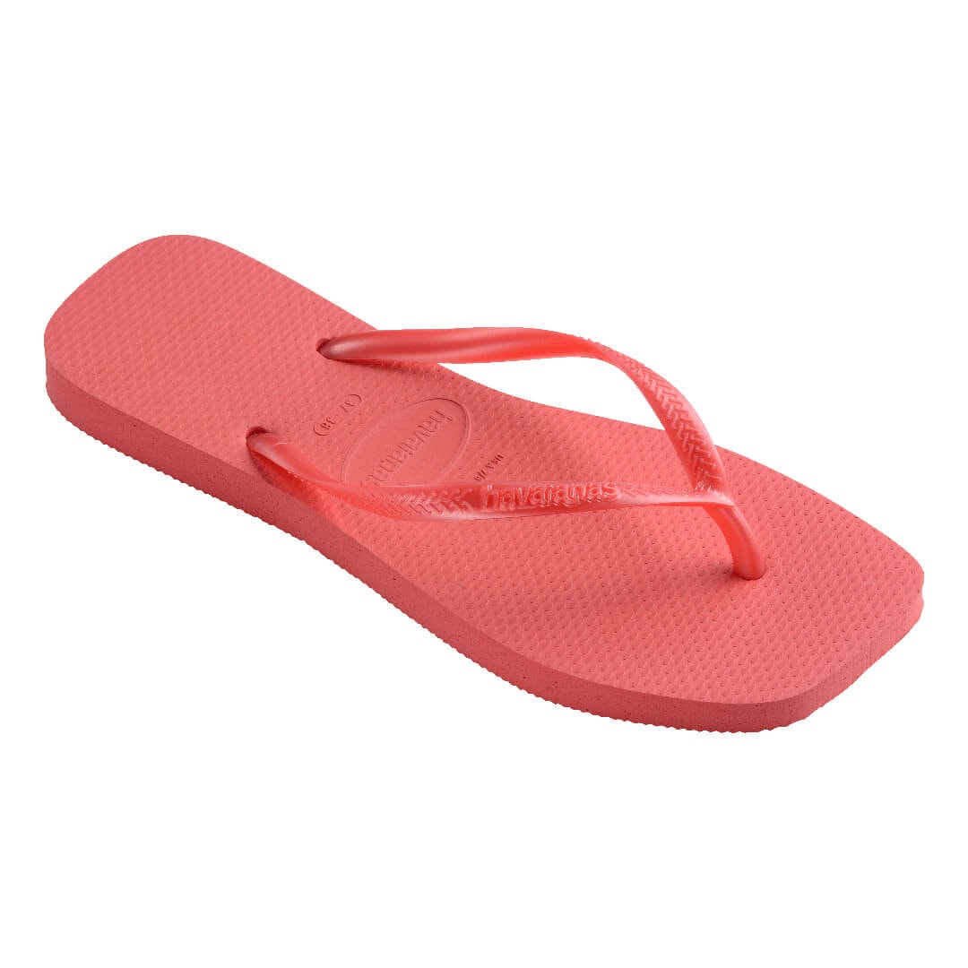 Sandália Havaianas Chinelo Slim Square Coral Sandália Havaianas Chinelo Slim Square Coral