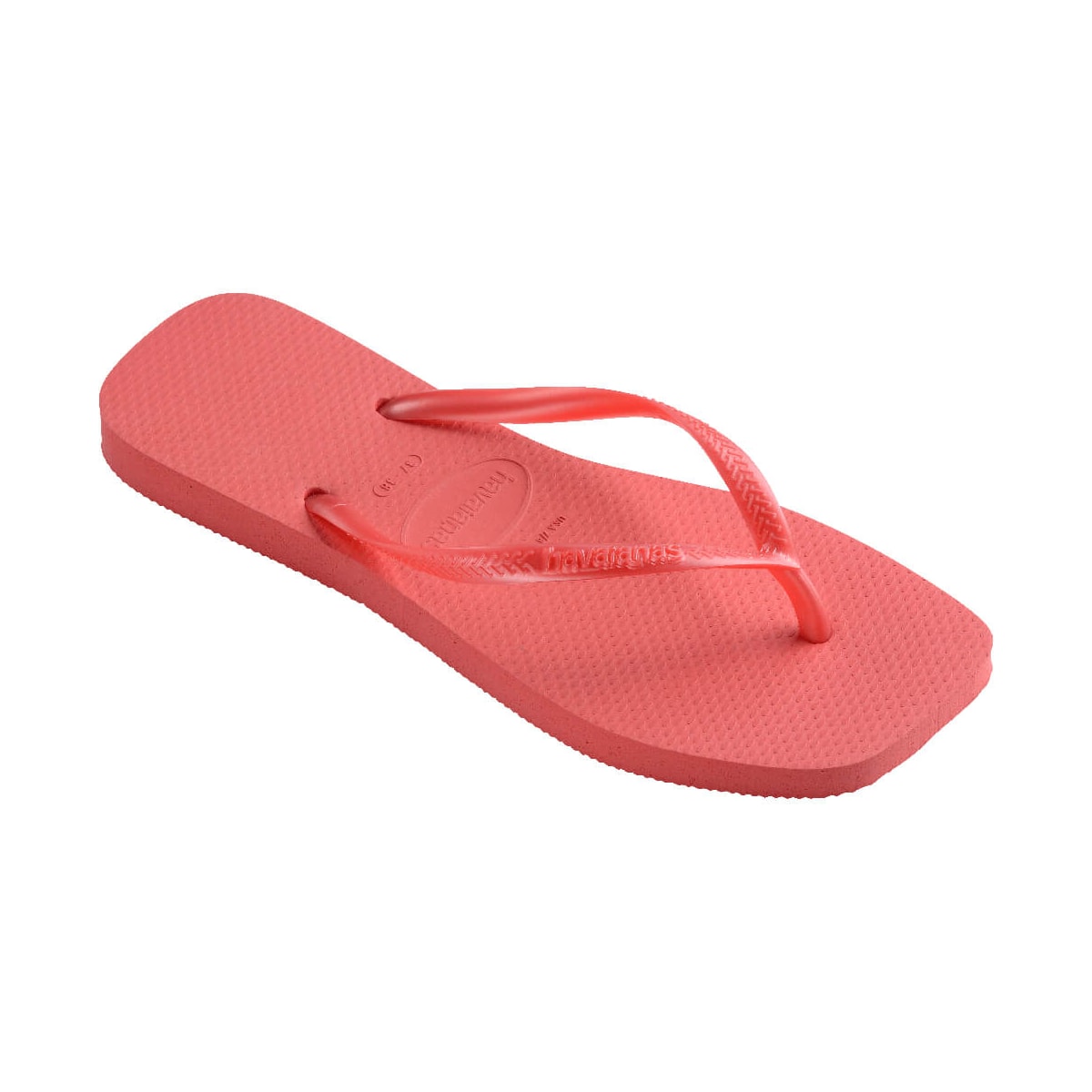 Sandália Havaianas Chinelo Slim Square Coral Sandália Havaianas Chinelo Slim Square Coral