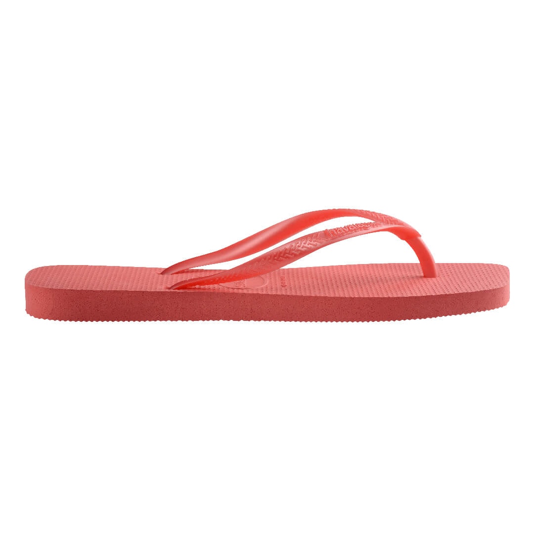 Sandália Havaianas Chinelo Slim Square Coral