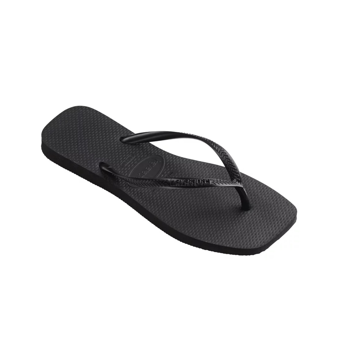 Sandália Havaianas Chinelo Slim Square Preto