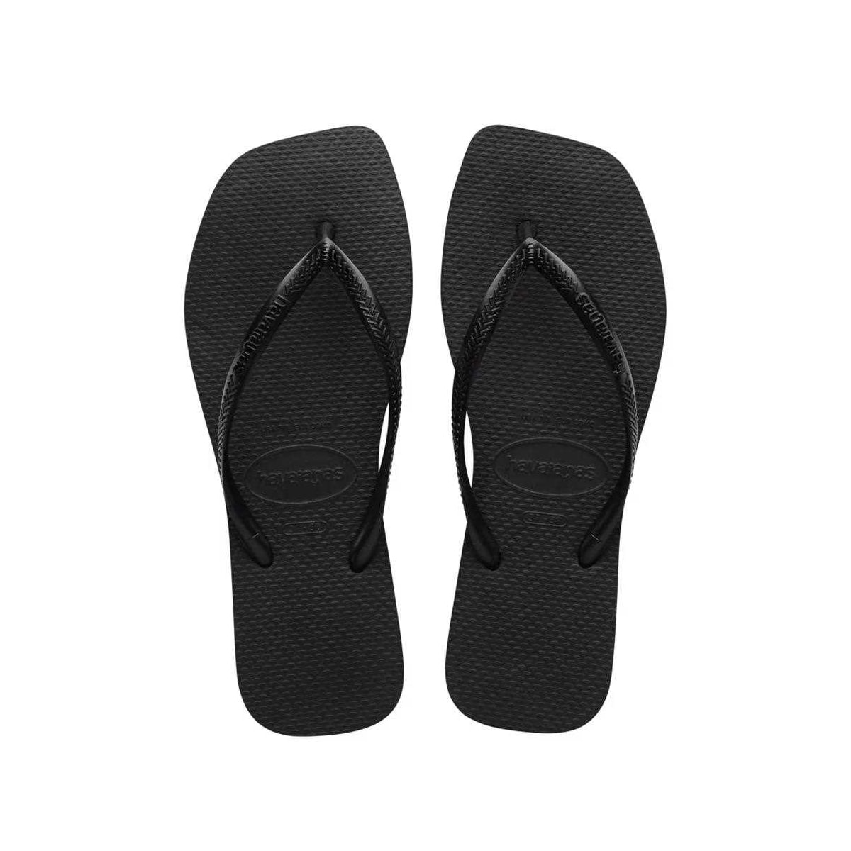 Sandália Havaianas Chinelo Slim Square Preto