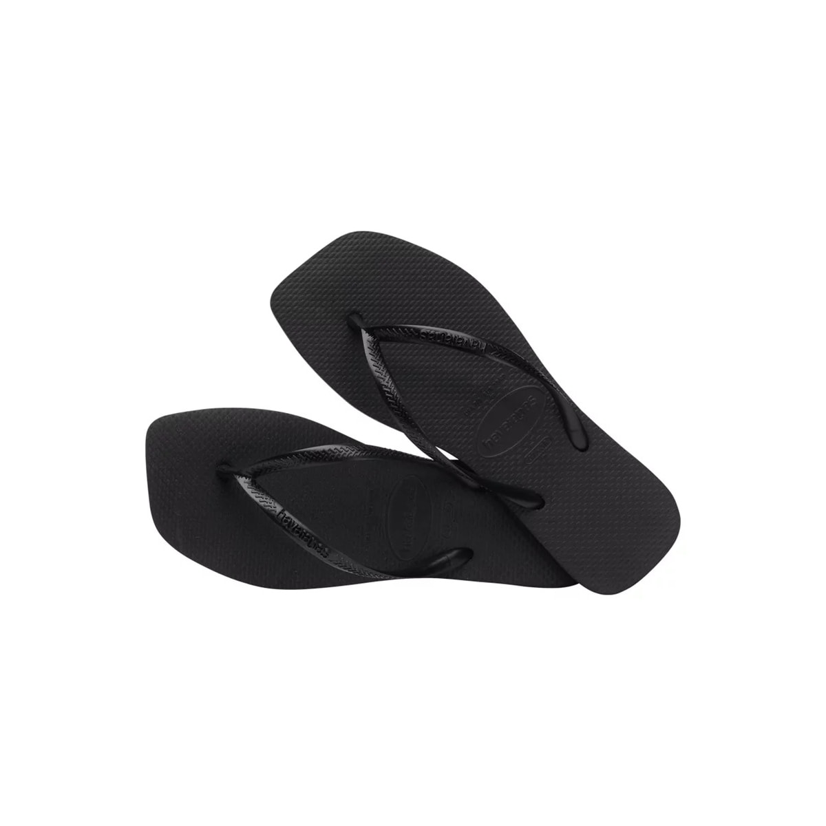 Sandália Havaianas Chinelo Slim Square Preto Sandália Havaianas Chinelo Slim Square Preto