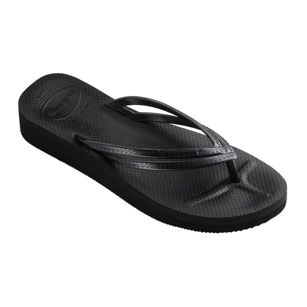 Sandália Havaianas Chinelo Slim Wedges Preto Sandália Havaianas Chinelo Slim Wedges Preto