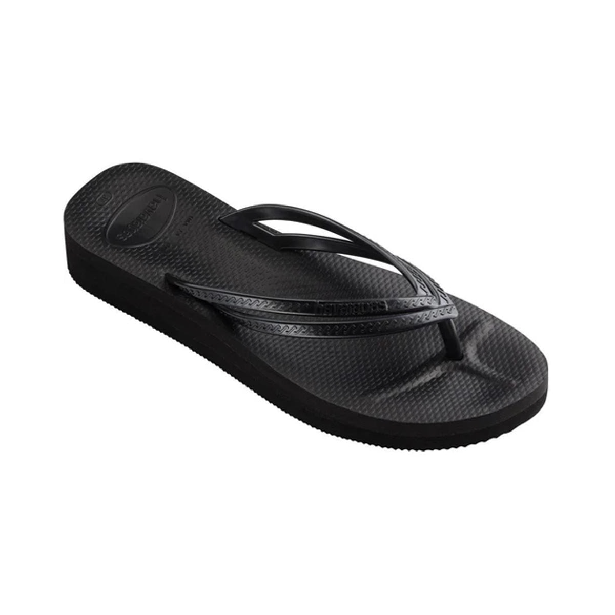 Sandália Havaianas Chinelo Slim Wedges Preto Sandália Havaianas Chinelo Slim Wedges Preto